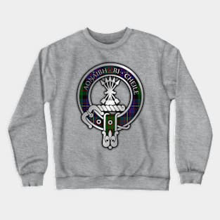 Clan Cameron Erracht Tartan Crest Crewneck Sweatshirt